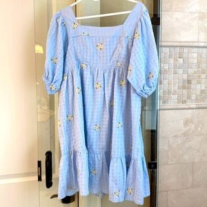 In Bloom Blue Daisy Dress